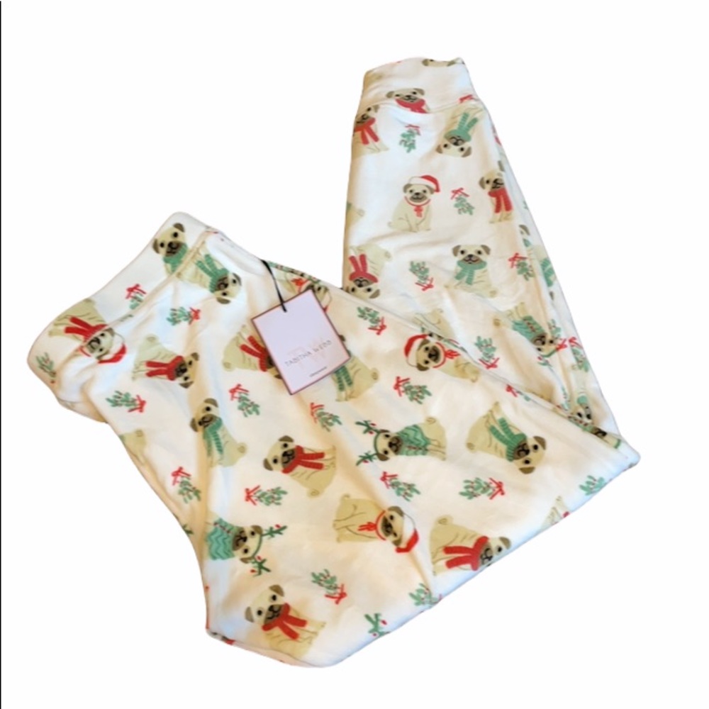 Tabitha Webb pajama pants Plush Christmas Dog
